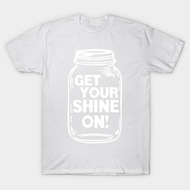 

Футболка женская Shine On Mason Jar футболка Harajuku Print Kawaii футболка летняя женская футболка с коротким рукавом топ футболка 4XL белый