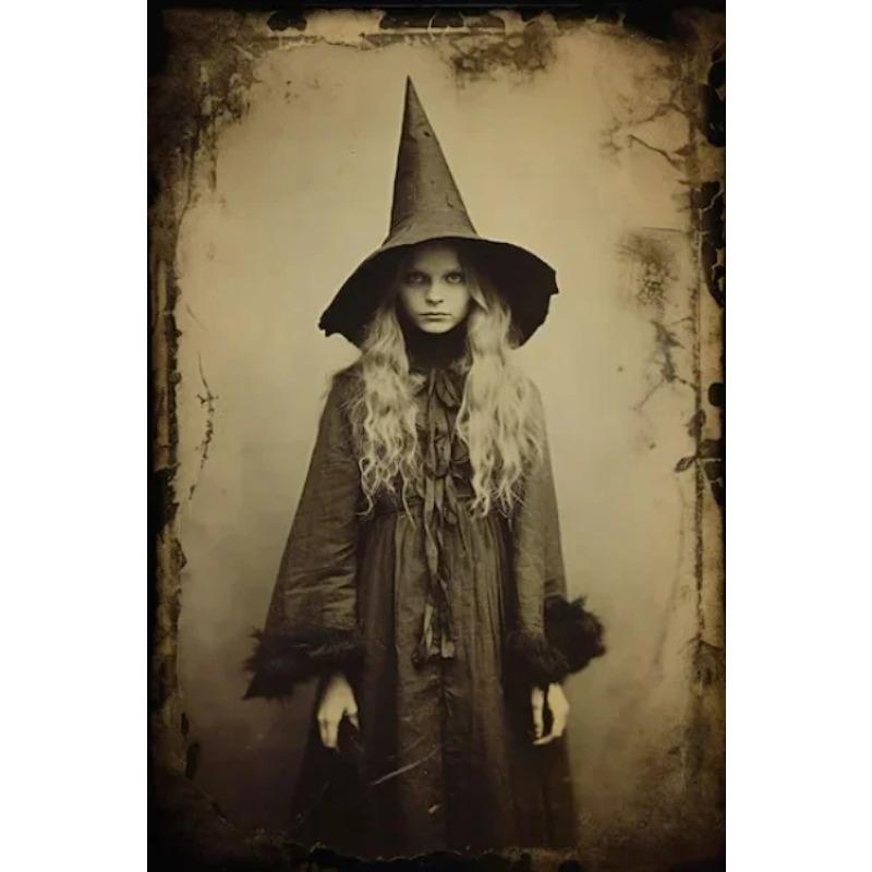 Dark Academia Art Grotesque Poster Prints Gothic Ghost Witch Monster Demon Devil Canvas Painting Wall Art Home Decor Unframed