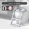 Foldable Children's Potty Training Ladder with Handrails - Step Stool for Boys and Girls