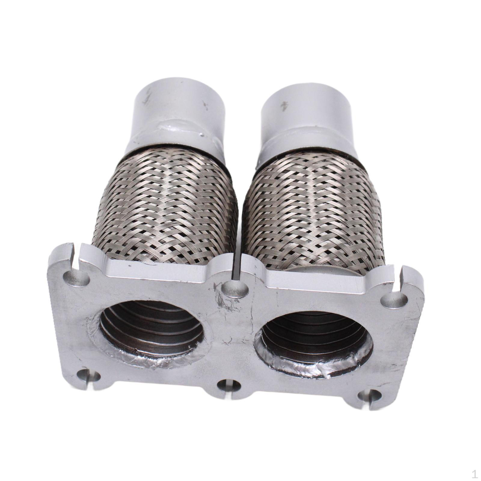 Double Braid Exhaust Flex Hose Heavy Duty Muffler Tube Flexible Pipe for Golf 4 Truck