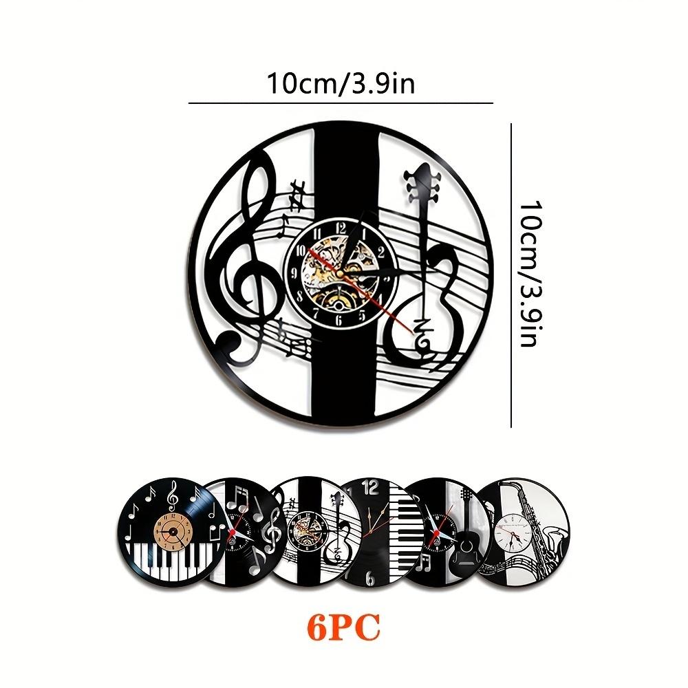 

Набор из 6 2D Музыкальные Часы Деревянные Подставки Нескользящие Термостойкие Подкладка на Стол Дом Офис Кафе Бар Кухня Ресторан Декор