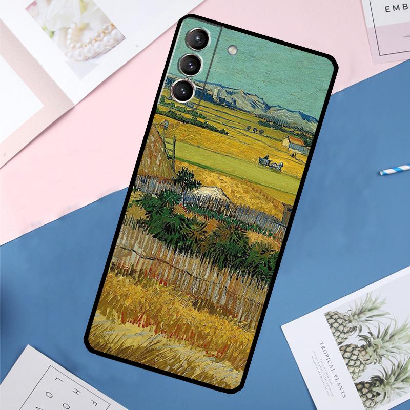 Van Gogh Oil Painting Case For Samsung Galaxy S25 Ultra S21 S22 S24 S23 Ultra S9 S10 Plus S21 FE S25 FE Back Cover