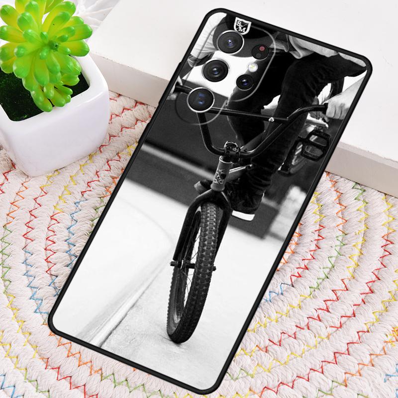 BMX Bike Extreme Sport Soft Phone Case for Samsung Galaxy Note 10 Pro S26 Ultra S23 S24 FE S25 S21 S22 PLUS Shockproof Cove