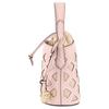 Michael Kors M K Aidy Drawstring Logo Cutout Design Leather Bucket Bag Mini Women bags Ice-Cream-Pink 35T1GUWC5L-POWDER-BLUSH