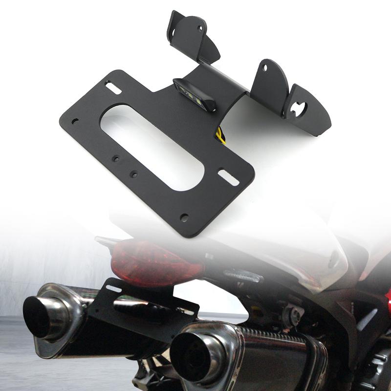 Fit For Ducati Monster 696 795 796 1100 Evo All Years License Plate Holder Bracket Rear Tail Tidy Fender Eliminator Kit
