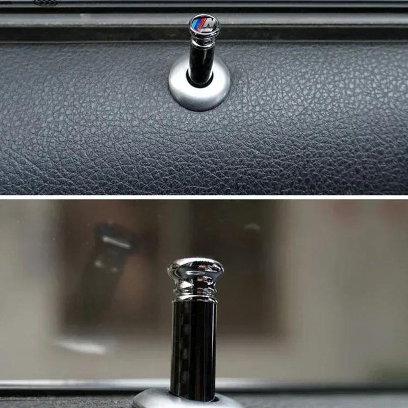 Autoaufkleber E90 Für BMW 4 STÜCK Kohlefaser Auto Schloss Modifizierter Türstift Für BMW M E39 E36 E60 E90 E46 F30 F10 F20 E53 E34 X1 X3 X5