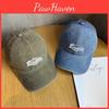 Vintage Style Baseball Cap With Embroidered Alphabet Cotton Sun Hat For Street Fashion