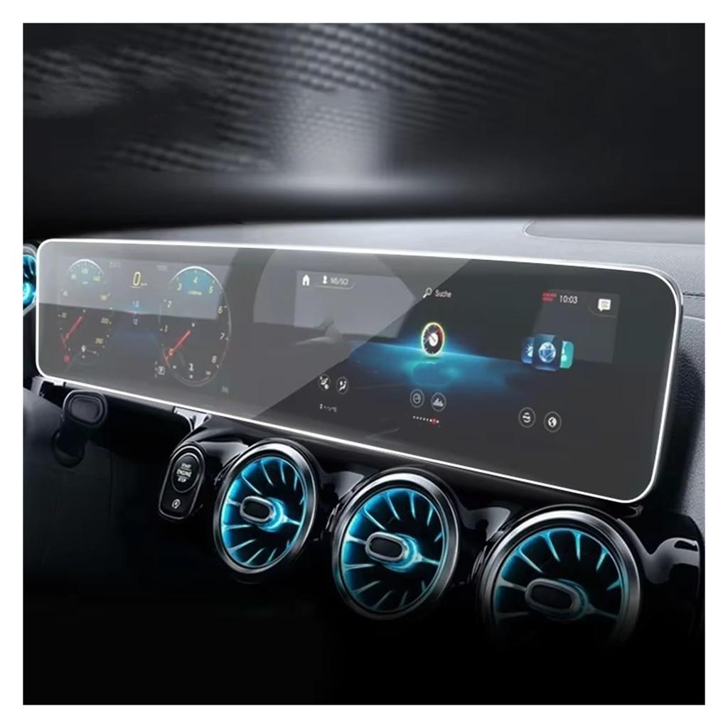 For GLA H247 2019-2023 Car Central Control Screen Anti-Scratch Clear Protective Film GPS Car Navigation Guard Guard Guard (TPU film)
