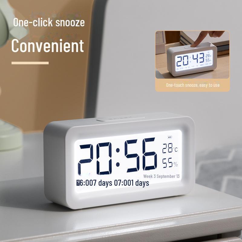Smart Kids' Alarm Clock 2023: New Charging Model with Electronic Display for School Girls