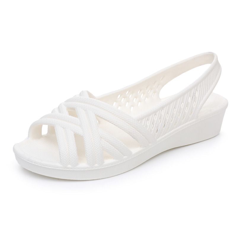 

Женские сандалии, летний новый стиль, модные на плоском каблуке, нескользящие, износостойкие, прохладные шлепанцы для ношения на улице 39