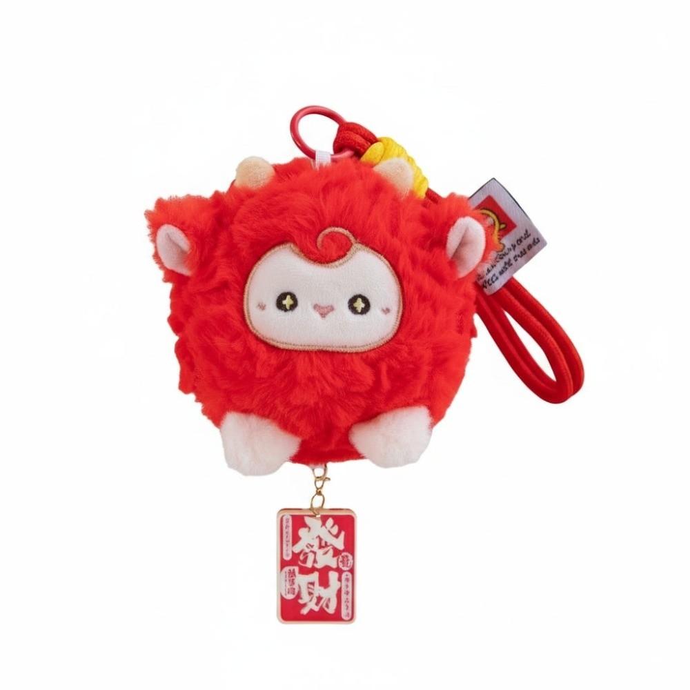 Soft Plush Sheep Toy 10cm Lamb Stuffed Doll Lucky Mascot Fluffy Sheep Keychain Children Gift