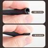 10M Aluminum Alloy Doors Windows Broken Bridge Sealing Strip, Rubber Leather Strip
