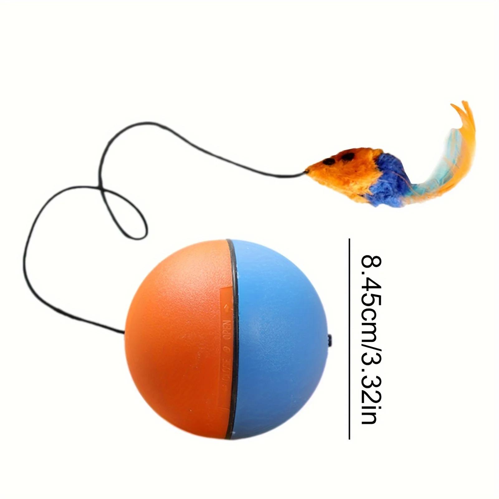 

Автоматическая катающаяся игрушка для кошек, интерактивный мячик для погони, не требующий батареек, активируемый движением движущийся мячик-дразнилка United States