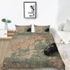 3D Map Printing Duvet Cover Set with Pillowcase Cartoon Home Textiles Bedding Set Children Twin Single Size Bed Sets