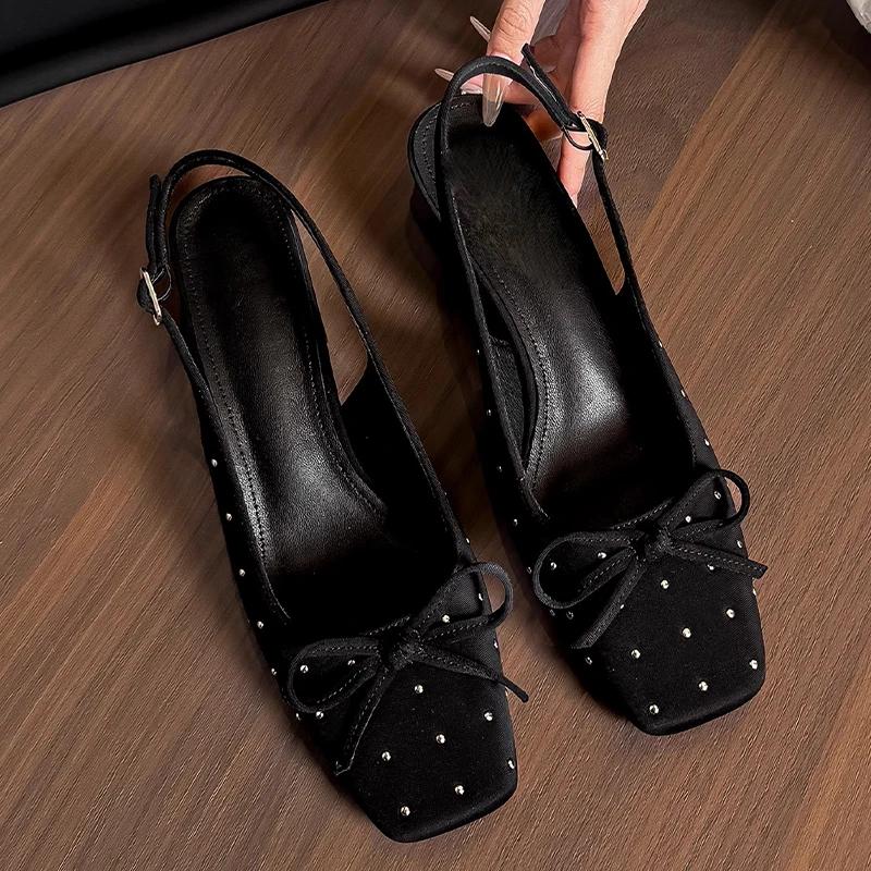 Fashion High Heels Women's Sandals 2025 New Fashion Shoes Elegant Dress Woman Chunky Slippers Designer Pumps Luxury Sandalias De Mujer