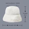 1 Pcs New Fur Fisherman Hat Korean Version Fashionable Versatile Bucket Hat Hat For Women In Winter Warm Imitation Mink