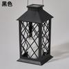 Outdoor Solar-Powered Courtyard Candle-Style Lantern, Retro Ambience Large Palace Lamp for Garden Lawn Landscape Decoration