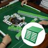Mahjong Card Holder for Table, 3D Printed Angled Viewing Display Rack, Under-Mat Slide-in American Mahjong Card Stand, Table Accessory