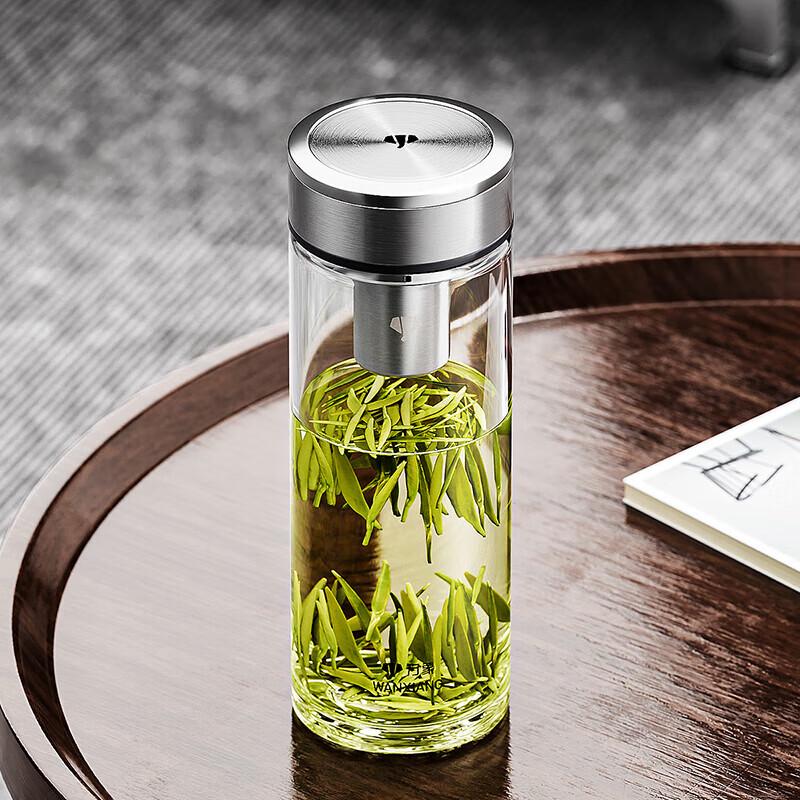 WANXIANG U48R Business Glass Tea Cup with Infuser