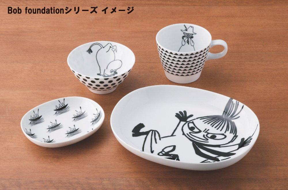 Yamaka Shoten MOOMIN Bob Foundation Rice Bowl Moomin Microwave and Dishwasher Moomin Nordic Day Wedding Made In (M) 280ml, Pattern, Safe, Merchandise,