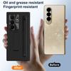 For Samsung Galaxy Z TriFold Phone Case, with Tempered Glass, Integrated Stand, with Pen and Pen Slot, Fingerprint-resistant