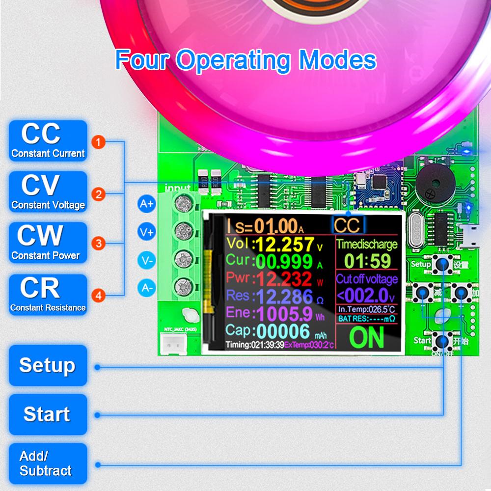 180 W 200 V 30 A Elektroniczny tester obciążenia 4-żyłowy