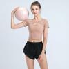 New Yoga Clothing Tops Short-sleeved T-shirt Women Summer Tight Sports Running Stretch Breathable Fitness Tops