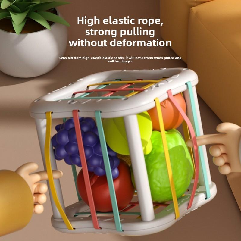 Baby Toy Rainbow Stacking Blocks Educational Hand Motor Skills Development For Toddlers