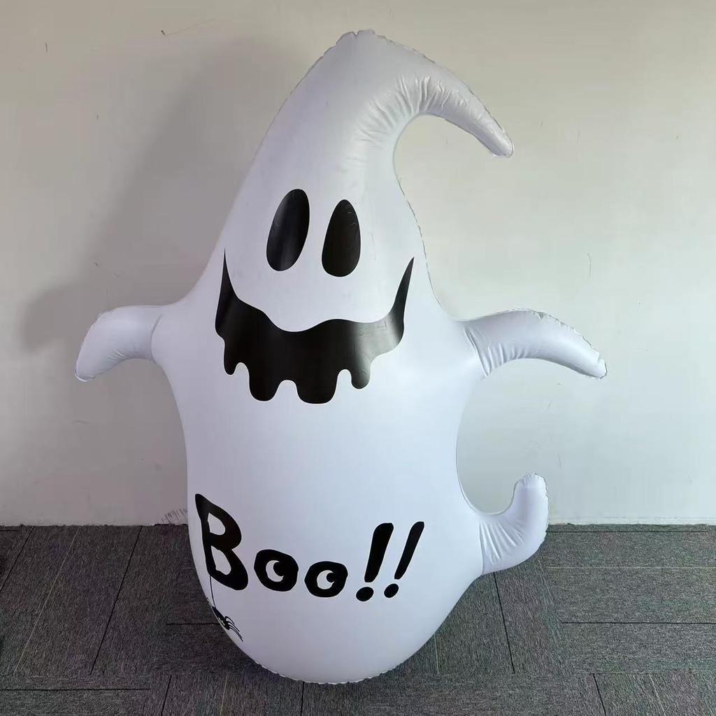 Inflatable Pumpkin Ghost Tumbler: Halloween Courtyard Decoration
