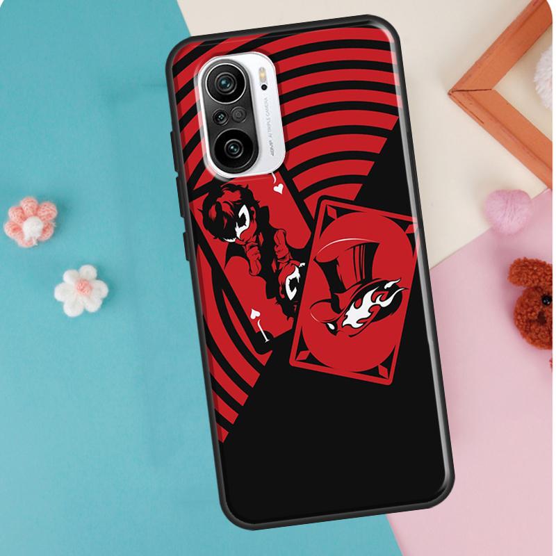 Persona 5 Yıldızları Xiaomi Mi 11 Lite Mi 12 Pro 12X 10T 11T Pro İçin Kılıf Kapak POCO X3 X4 Pro GT M3 M4 F3 İçin