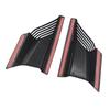 2Pcs Carbon Fiber Look Motorcycle Winglet Aerodynamic Wing Side Fairing Spoilers