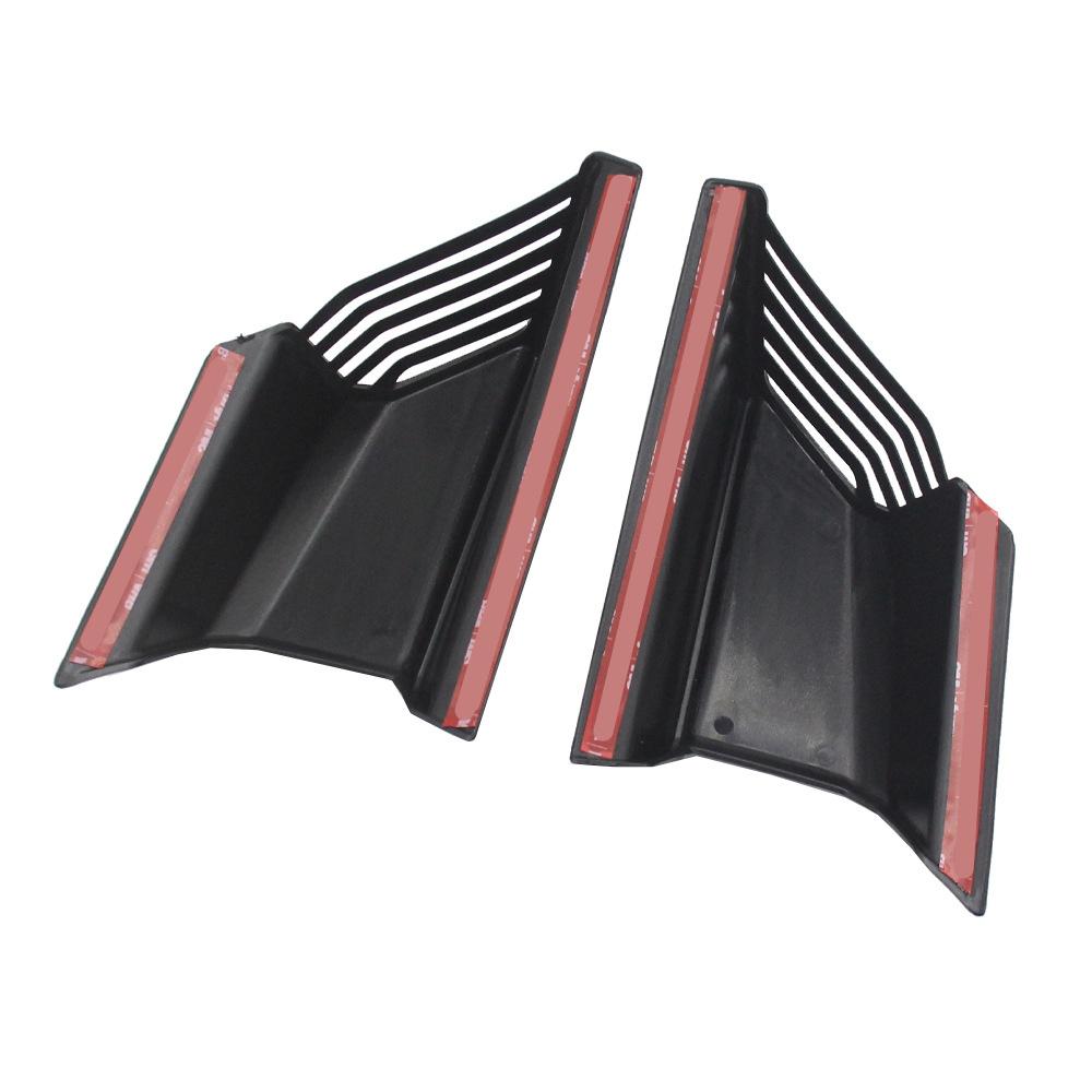 2Pcs Carbon Fiber Look Motorcycle Winglet Aerodynamic Wing Side Fairing Spoilers