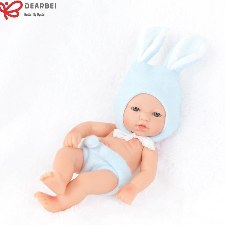 7-inch Soft Vinyl Reborn Baby Doll - Soothing Toy for Children
