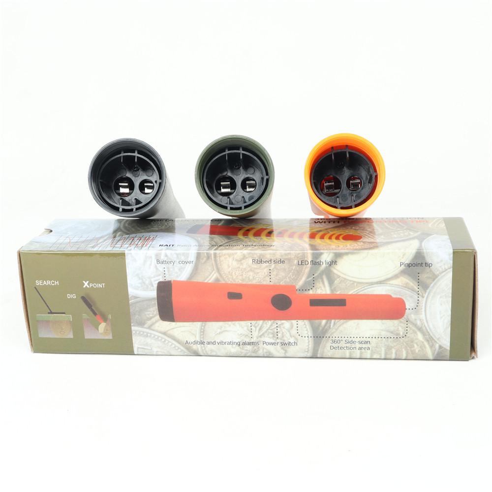 Semi-Waterproof Handheld Metal Detector - Orange, Green, Black, Blue Pinpointer