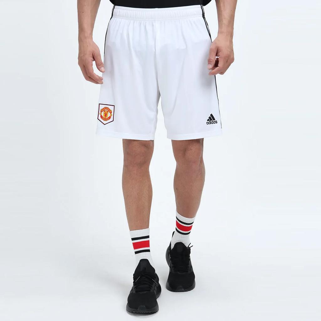 adidas Manchester United Soccer Bottoms Men's White Moderate Straight Fit Pants H13888
