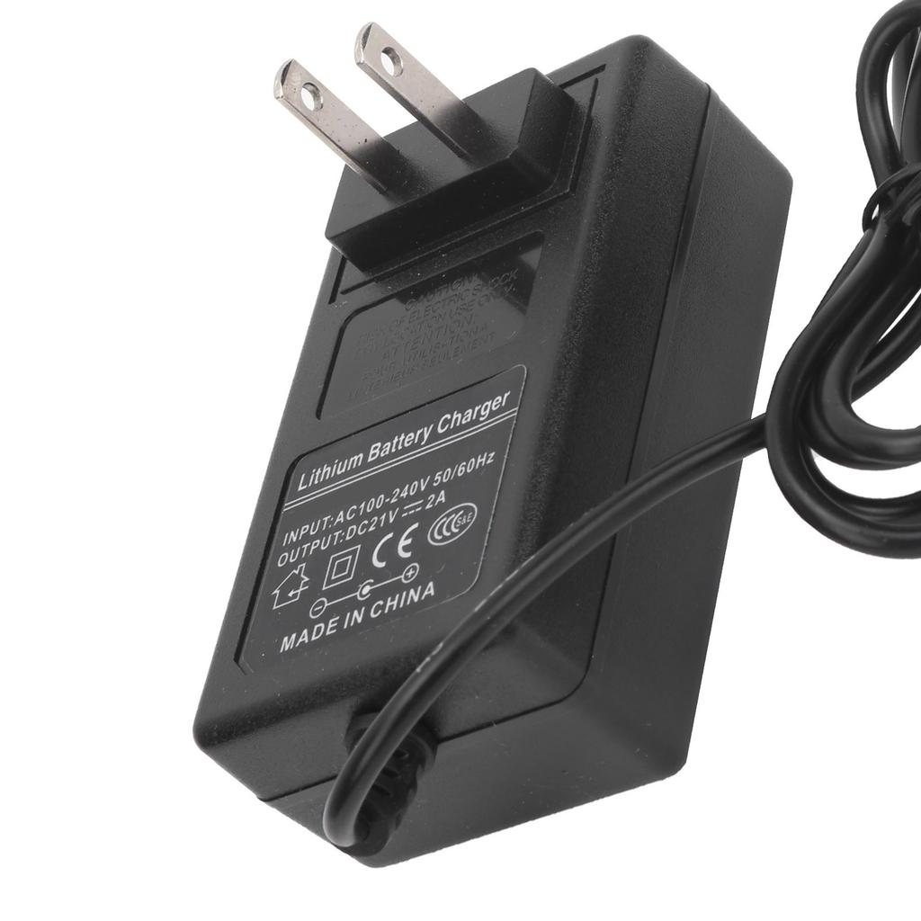 21V 2A Lithium Battery Charger AC Adapter Overvoltage Protection
