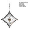 3D Wind Spinner Highly Reflective Metal Bird Deterrents To Scare Birds Away Mirrored Hanging Heart Butterfly Wind Spinner for Garden Yard Patio Decor