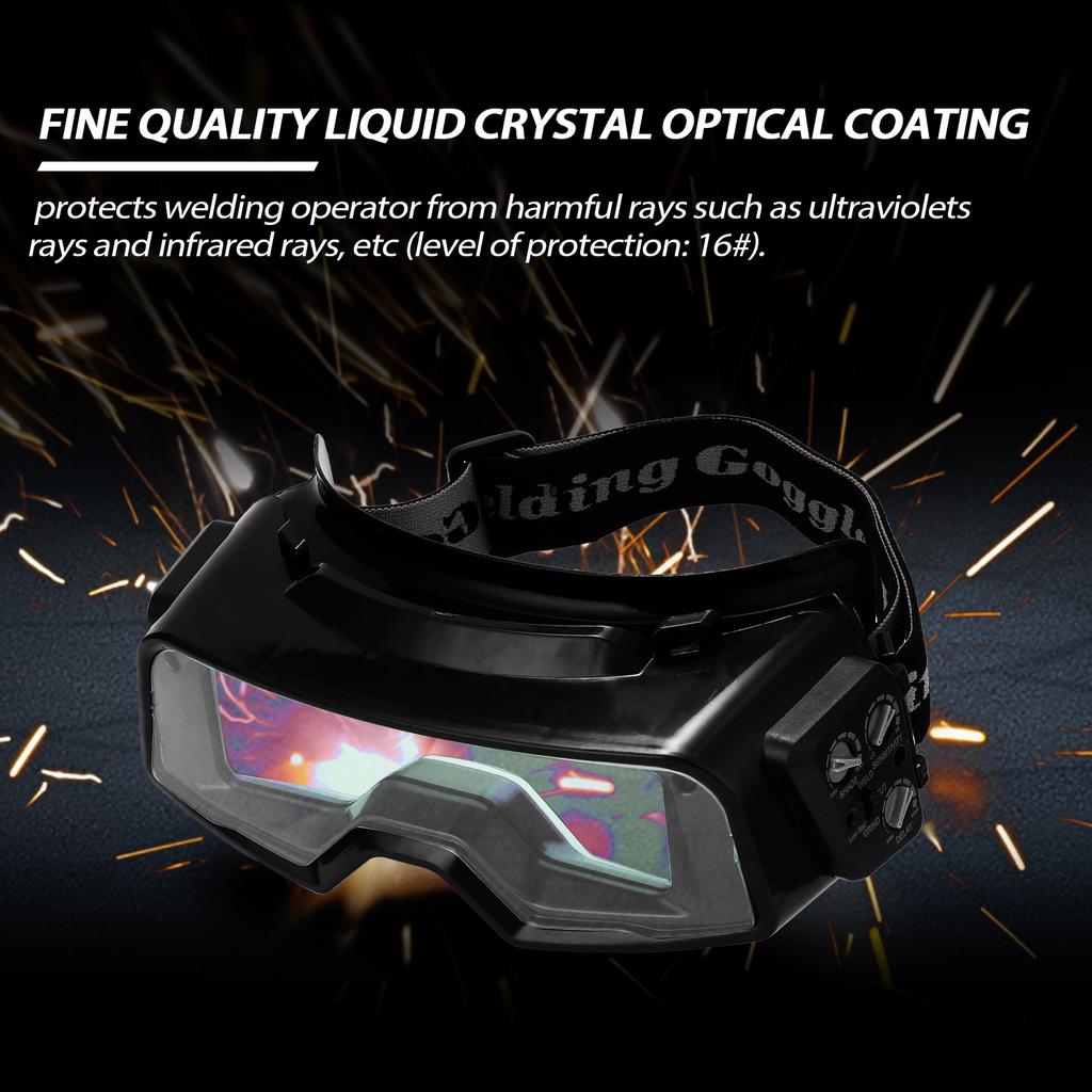 Automatic Darkening Welding Glasses Mask Welding Cap for TIG MIG MMA Professional Weld Glasses Goggles Welding Equipment