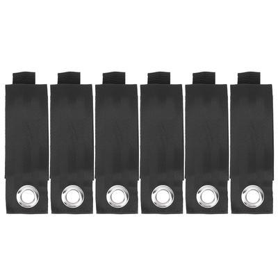 6Pcs Hook and Loop Storage Belt Straps Extension Cord Organizer Hanger Cable Straps
