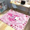 1pc My Melody Pink Bowtie Cake Patterned Rug-Cute Character Decorative Carpet for Room|Perfect Giftz195
