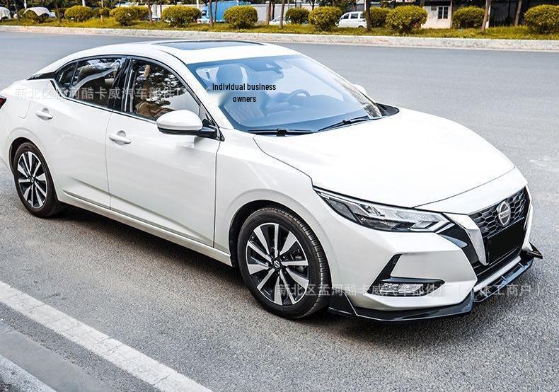 14th Gen Sylphy Front Splitter Lip: Aerodynamic & Anti-Collision Decoration (2020-2023)