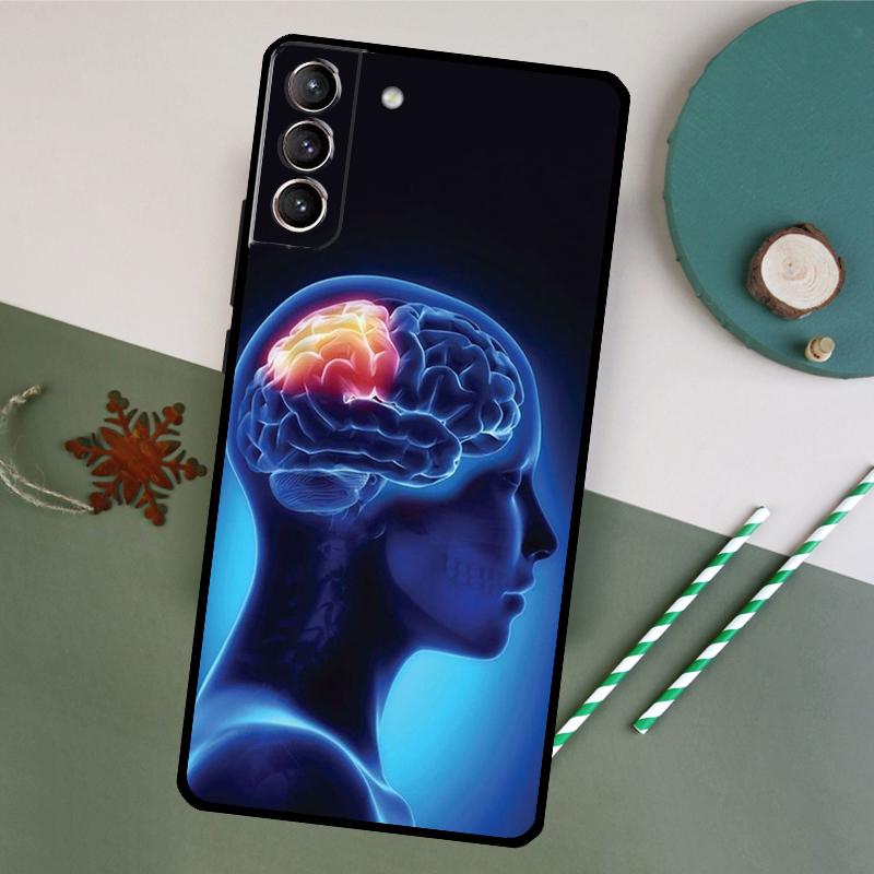 Medical Human Organs Meridian Art Phone Case For Samsung Galaxy S26 S24 Ultra S20 S21 S22 S23 S25 Plus S10 S25 FE Back Cover