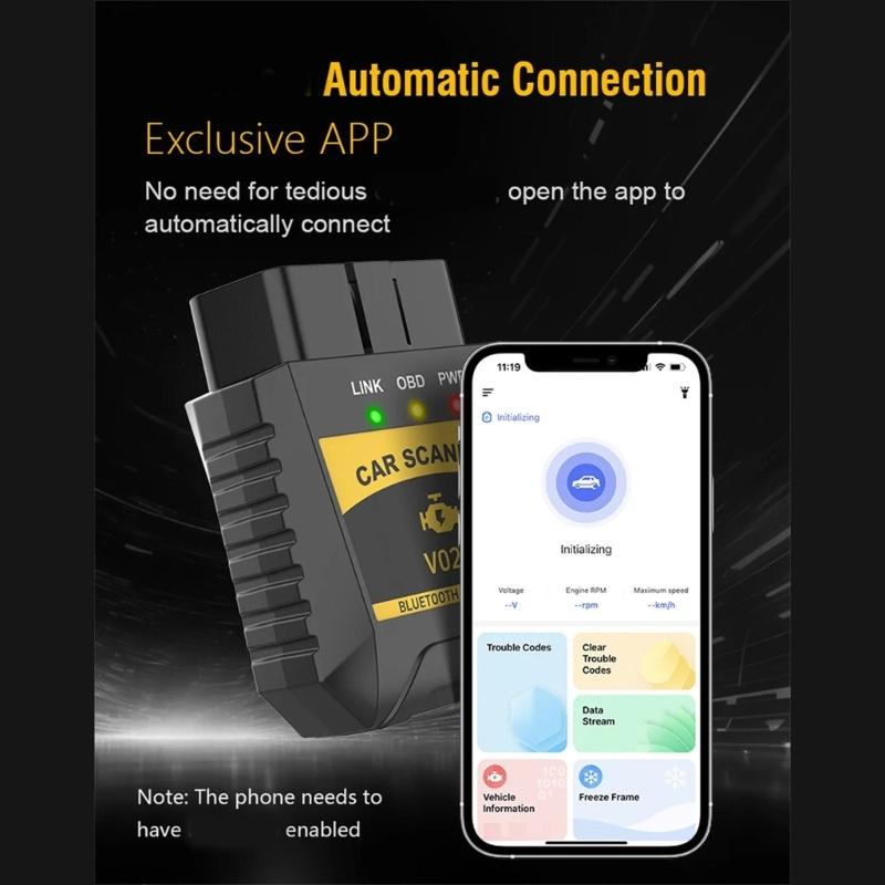 Multifunctional V020 OBD Car Diagnostic Scanner Tester Tool Suitable for Engine Fault Code Reading Quick Error Detection