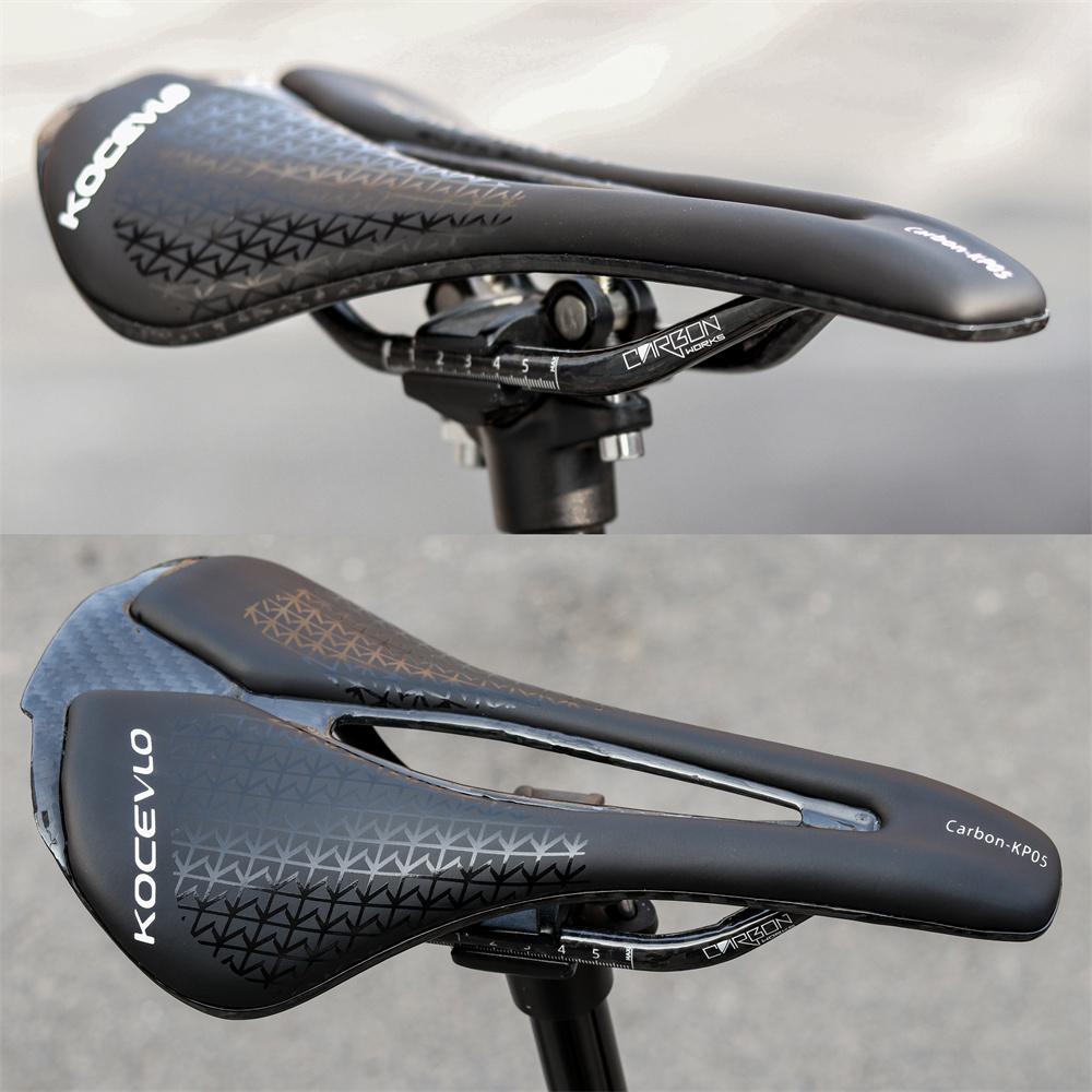 KOCEVLO KP05 Fahrradsattel Ultraleicht Vollcarbon Rennsattel 125g M5 MTB Rennrad Sitzpolster