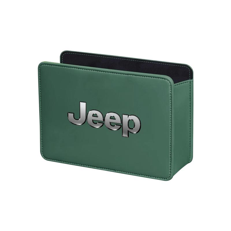 

Для автомобіля Jeep Шкіряний смітник Автомобільні аксесуари для зберігання в дверях та на спинці сидіння Для Jeep Grand Cherokee Wrangler JK Gladiator Comp