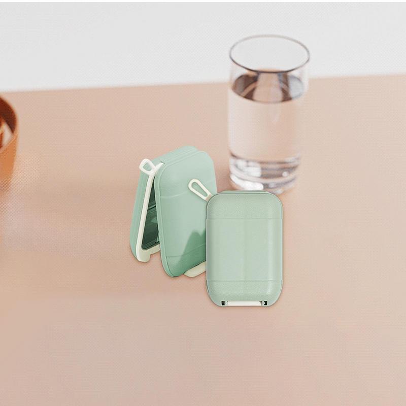 Pillendose Reise Feuchtigkeitsdicht Kleine Pillendose Tragbarer Nahrungsergänzungsmittel Tablettenbehälter Box Täglicher Medikamentenhalter für Reise