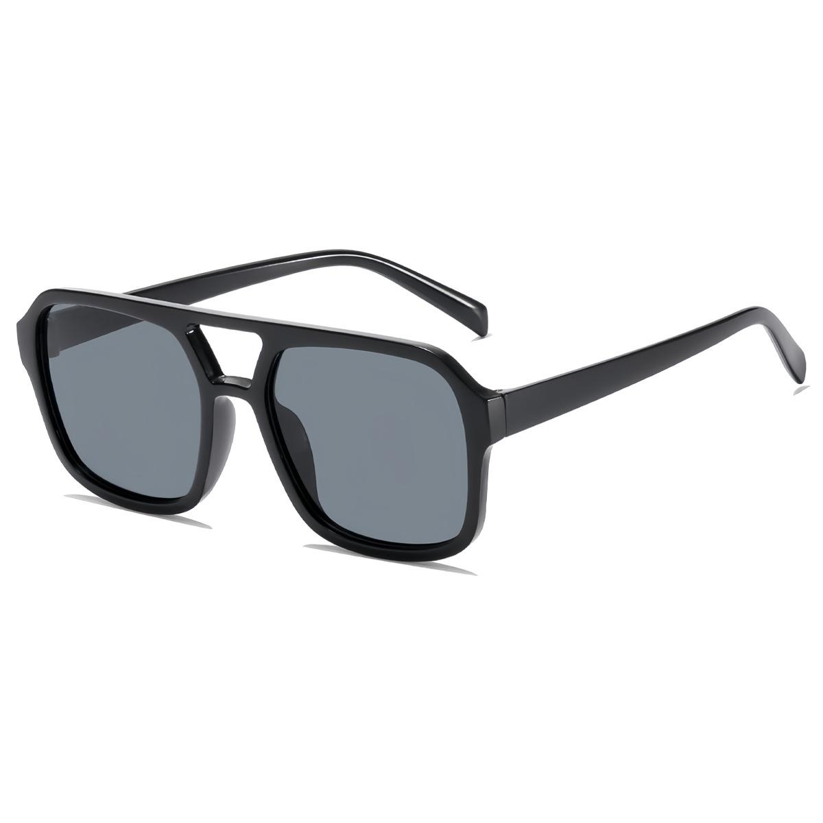 

Vintage Square Sunglasses Women Men Double Bridges Sun Glasses Stylish Anti-glare Driving Eyewear Female UV400 Gafas De Sol 1PC