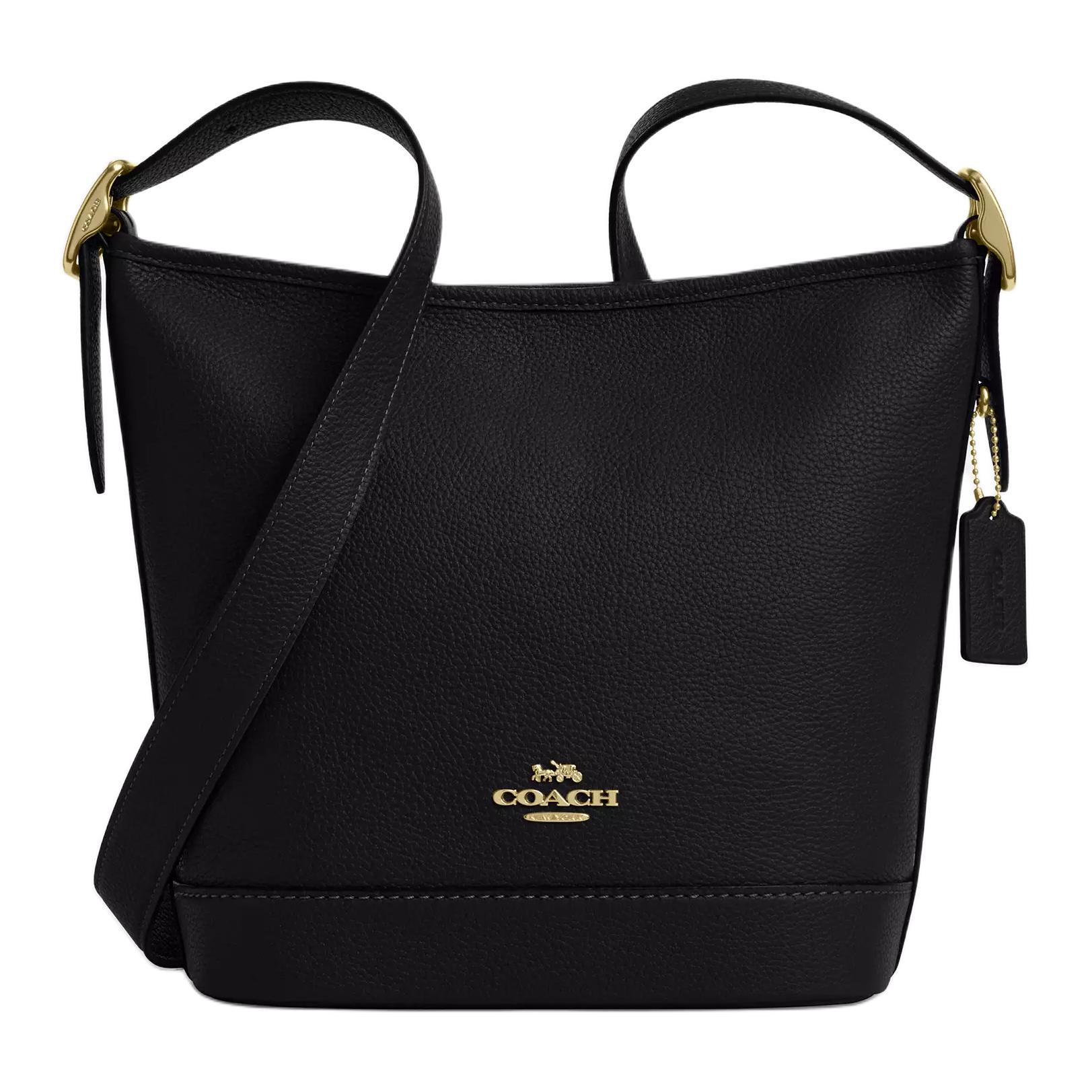 

Coach Jude 22 Logo Leather Crossbody Bag Small Women bags Black CBH18-IMBLK Basic Set (Bag+Dust Bag)