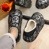 Cotton Slide Shoes For Men And Women, Autumn And Winter Home Wear, Anti-Skid, Warm, Thick-Soled, Fleece-Lined Cotton Shoes For Couples