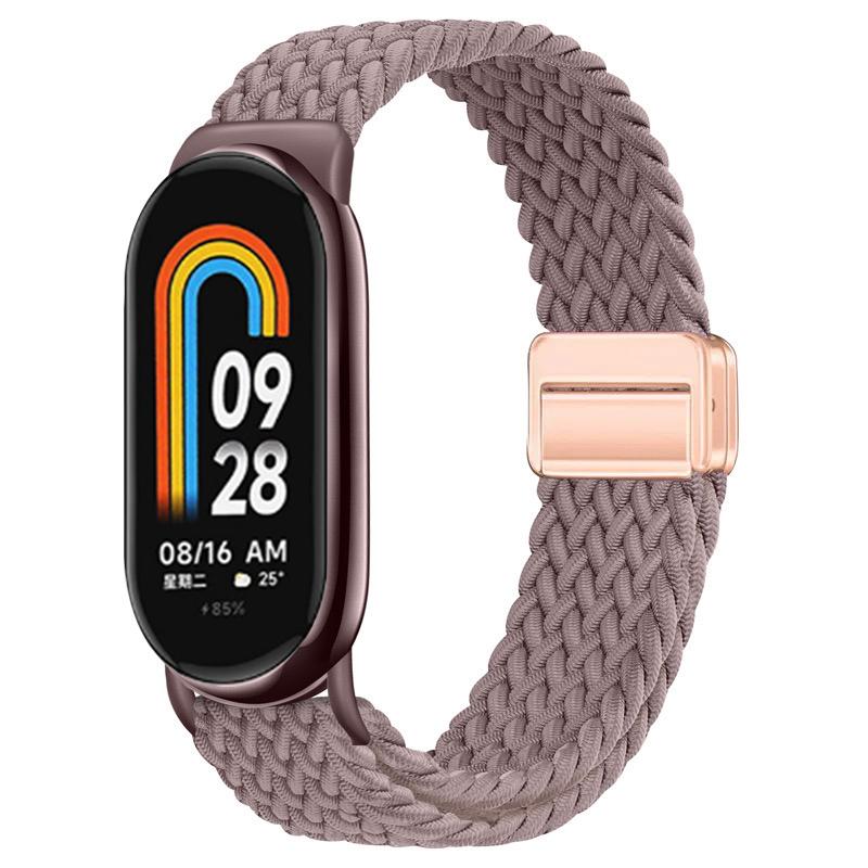 For Xiaomi Mi Band 10 strap Accessories breathable nylon Magnetic Braided Bracelet belt pulseira correas for Xiaomi Mi band 9 8